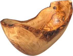 Nagy Ovális Tál Olajfából DMIOR35 Bárka Dió és Gyümölcs