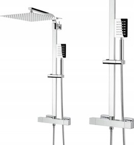 Zuhanyoszlop Zuhanyszett Nagy Esőztetővel 30CM