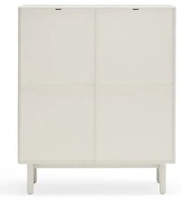 Fehér komód 100x120x40 cm Corvo – Teulat