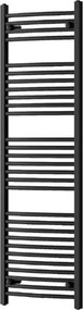 Egyenes törölközőszárító radiátor 1600x500 mm fekete
