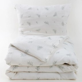 Matex Olajfa ág muszlin ágyneműhuzat, 140 x 200 cm, 70 x 90 cm