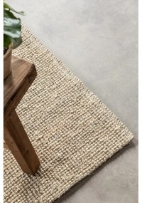 Krémszínű juta futószőnyeg 80x200 cm Bouclé – Hanse Home