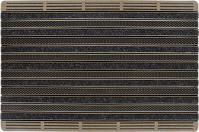 Lábtörlő Kültéri Ajtó Alá 60x90 Nagy Prémium Gumi Cipő Barna