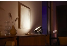 Philips Hue IRIS LED RGB asztali lámpa, állítható fényerő, 8,2W, fekete