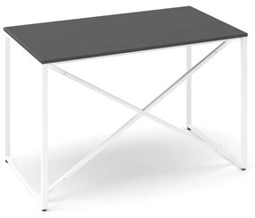 ProX asztal 118 x 67 cm, grafit / fehér