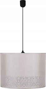 Arabesca függőlámpa fekete 33x33x24 1x60W E27 lámpabúra barna