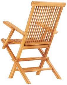 7 részes kültéri összecsukható tömör tíkfa étkezőgarnitúra