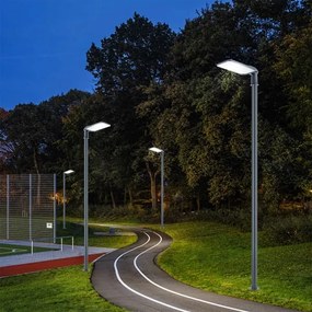 Brilagi-LED kültéri lámpa oszloppal és csuklóval, 4 m URBANLIGHT LED/200W/230V antracit IP65