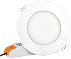 RGB-CCT LED panel , 6W , süllyesztett , kerek , dimmelhető , színes , állítható fehér színárnyalat , SMART , Miboxer (Mi-Light) , FUT068