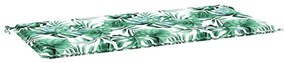 Kerti pad párna Virágos Zöld 100 x 50 x 4 cm Oxford szövet