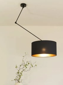 GORTA LED állítható rúdra szerelhető csillár 1xE27/60W/230V, fekete/arany