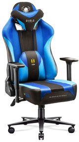 Diablo X-Player 2.0 szövet gamer szék Átlagos méret: Frost black / fekete