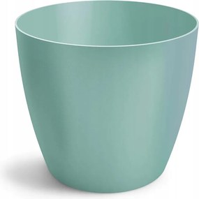 Virágtartó fedél műanyag 18 cm átmérő klasszikus matt zöld