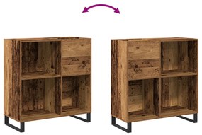 Rekord Szekrény Kézműves Tölgy 84,5x38x89 cm Mérnöki Fa