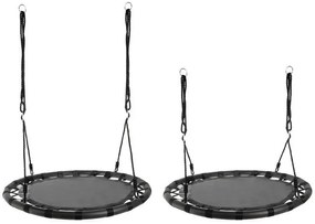Gólyafészek hinta 100 cm fekete