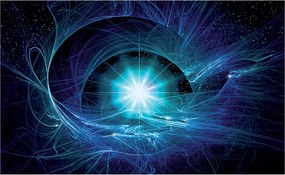 Fotótapéta Kozmosz Csillagok és Galaxis Absztrakt Lila 368x254 +ragasztó