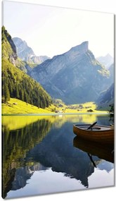 Vászonkép 80x120 Hegyi tó