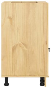 Cabinet fiókkal polcokkal Méz 40 x 46 x 81,5 cm Tömör fenyőfa