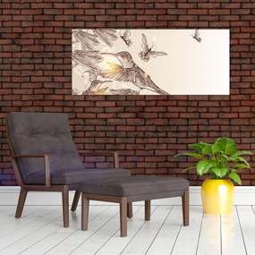 Kép - Kolibri (120x50 cm)