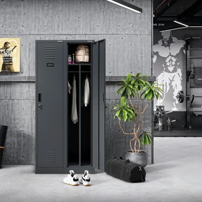 KACPER 1 Plus fém munkavállalói szekrény 400 x 1800 x 500 mm