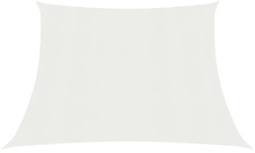 fehér HDPE napvitorla 160 g/m² 4/5 x 3 m