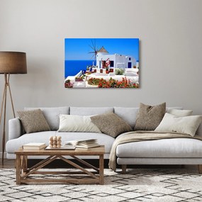 Kép - Kis ház Görögországban (90x60 cm)