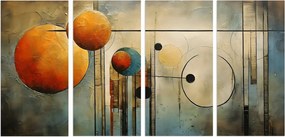 Absztrakt Vászonkép hálószoba nappaliba Nagy dekoráció 60x120