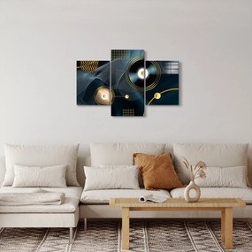Kép - Arany körök (90x60 cm)
