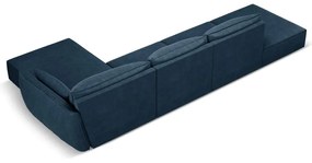 Sötétkék sarokkanapé (jobb oldali) Vanda – Mazzini Sofas