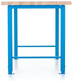 Állítható magasságú műhelyasztal Basic, 170 x 80 cm, kék - ral 5012