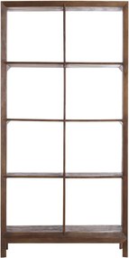 Natúr színű mangófa könyvespolc 95x190 cm Sondrio – Light &amp; Living