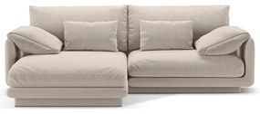 Bézs sarokkanapé (bal oldali) Torino – Micadoni Home