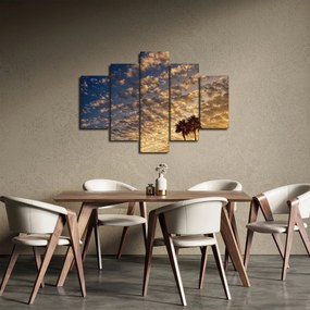 Kép - Pálmafák a felhők között (150x105 cm)