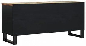 tömör újrahasznosított és szerelt fa TV-szekrény 100x33x46 cm