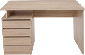 Pc asztal, szonoma tölgy, HANY NEW