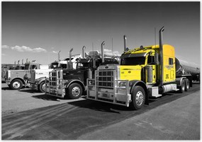 Poszterek 100x70 Sárga teherautó az USA-ból