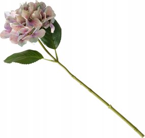 Műhortenzia Rózsaszín Száron 46 CM Műanyag 18X13 CM