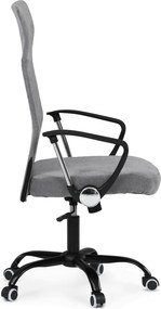 KA-W3109 szürke szövet irodai szék hinta mechanizmussal