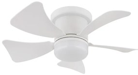 Globo Hines 03609W távirányítós mennyezeti ventilátoros lámpa, 10W LED, 3000K-6500K, 70-750 lm