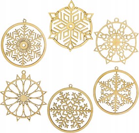 Karácsonyi Gömbök Fa Karácsonyi Díszek 6DB