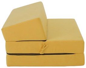 Összecsukható szék/matrac VEDIS, sárga