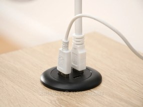 PC asztal Osto 120 (szonoma + fekete). 1109832