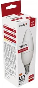 LED izzó, E14, gyertya, 2,5W, 250lm, 3000K, AVIDE (AVLED028)