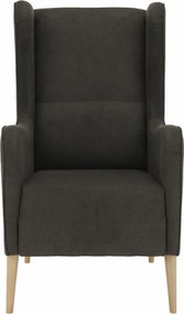 Kényelmes fotel, barna/bükk, BREDLY