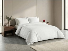 Fehér DAMARA pamut damaszt ágyneműhuzat Ágyneműhuzat mérete: 70 x 90 cm | 140 x 200 cm