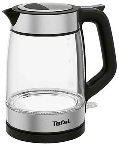 Tefal Tefal - Vízforraló GLASS 1,7l 2200W/230V fekete/rozsdamentes GS0744