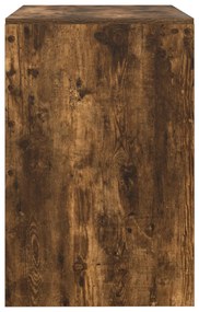 Íróasztal Füstölt tölgy 80x50x76 cm Összeszerelendő fa