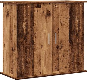 vidaXL antik fa színű szerelt fa akváriumállvány 81x36x73 cm