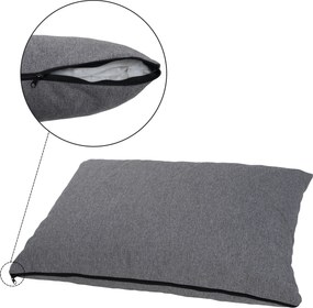 Kihúzható heverő, világosszürke, EUGI