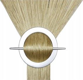 Függöny Spagetti Spagetti Függöny 300x180 cappucino